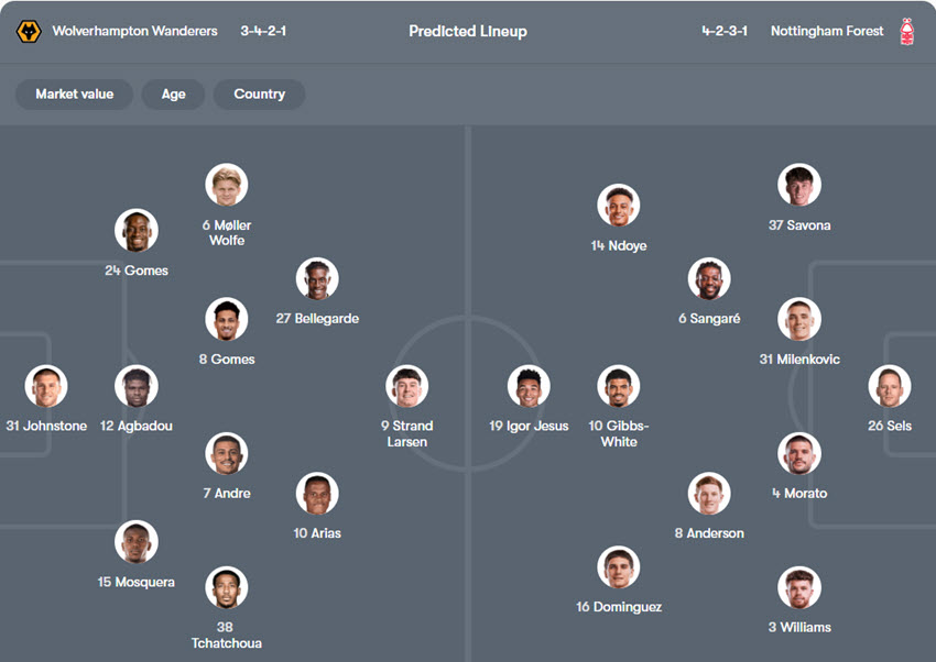 soi kèo ngoại hạng anh Wolves vs Nottingham Forest